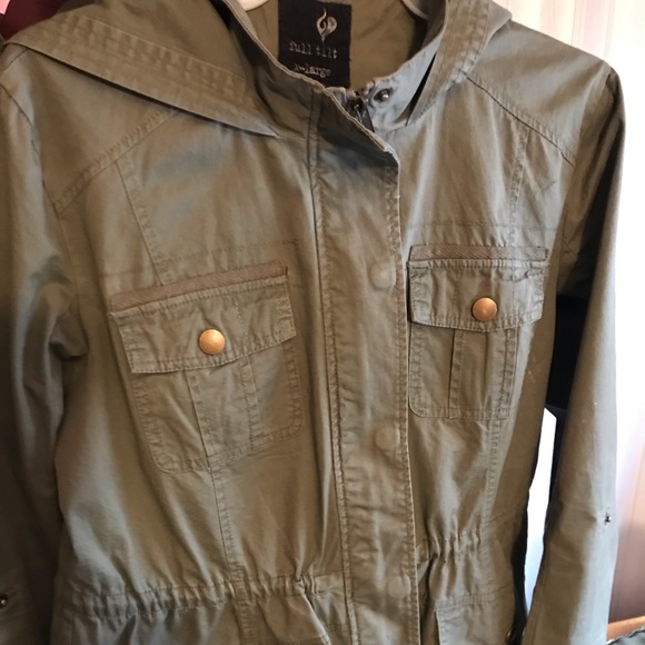 Olive green utility jacket - Picture 1 of 3